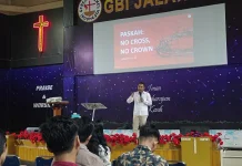 Ibadah Paskah GBI Jalan Baru: Menghayati Makna No Cross No Crown