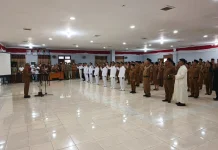 111 Pejabat Eselon III dan IV di Lingkup Pemkab Nisel Dilantik