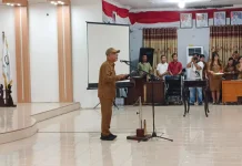 Melantik Pejabat di Akhir Masa Tugas, Sekda Nisel: Kenangan Manis Buat Saya!