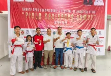 Kontingen Karate Nisel Raih 1 Emas dan 4 Perak di Piala Kadispora Sumut