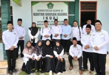 Monev ke KUA Telda, Kemenag Nisel Harap Peningkatan Kualitas