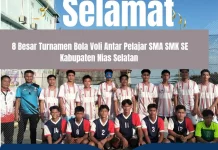 Turnamen Voli Pelajar SMA/SMK se-Nisel Masuki Babak Perempat Final