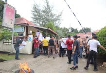 Polres Nias Selatan Gelar Sispam Mako Perkuat Kesiapsiagaan