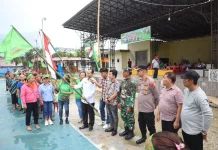 Polres Nias Selatan Kawal Peringatan Hari Buruh Nasional