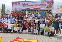 Tim Putri SMANSA Telda Raih Juara Pertama Turnamen Voli Pelajar SMA/SMK se-Nisel