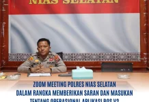 Polres Nias Selatan Evaluasi Operasional Aplikasi BOS V2
