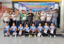 Bupati Nisel Lepas Keberangkatan Tim Voli Pelajar Putra ke Sipirok