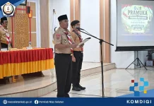 Wabup Nisel Lantik Pengurus Pramuka di Tujuh Kecamatan