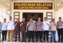 Kapolres dan Kajari Nias Selatan Perkuat Sinergi Hukum