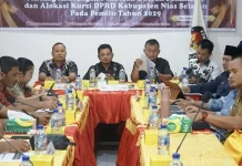 KPU Nisel Gelar FGD Rancangan Penataan Dapil dan Alokasi Kursi DPRD