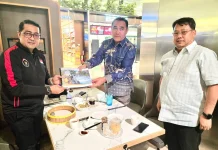 Wabup Nias Selatan Temui Menteri Teuku Riefky