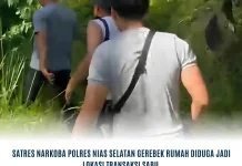Polres Nias Selatan Gerebek Rumah Transaksi Sabu