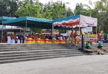 Wabup Yusuf Nache Pimpin Pelaksanaan Upacara Hari Pancasila di Kabupaten Nisel