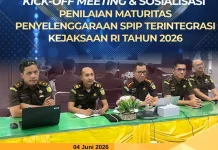 Kajari Nias Selatan Ikuti Kick-off Meeting SPIP