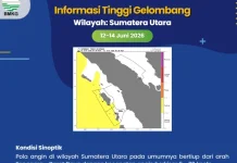 Prakiraan Cuaca Maritim Perairan Kepulauan Batu 12-14 Juni 2026
