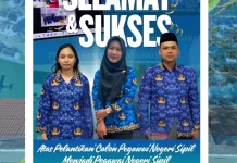 Kantor Pertanahan Nias Selatan Ikuti Pelantikan Virtual