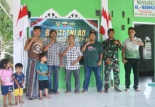 Rehabilitasi Mesjid Al-Mukhlis di Lahusa Rampung Melalui Karbak TNI AD