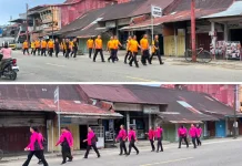 Polres Nias Selatan Olahraga Bersama Perkuat Soliditas