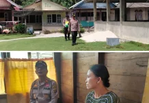 Polres Nias Selatan Bagikan Bansos Menyambut HUT Bhayangkara