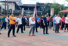 Sinergi Pemkab dan Polres Nias Selatan Olahraga Bersama