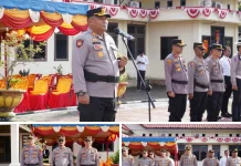 Kapolres Nias Selatan Pimpin Sertijab Pejabat Utama