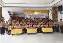 Wabup Yusuf Nache Lepas Kontingen Pramuka Nisel ke Jamdasu XI
