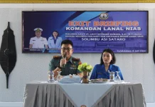 Lanal Nias Gelar Exit Briefing jelang Sertijab