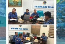 Kantor Pertanahan Nias Selatan Ikuti Pemutakhiran Lahan Sawah