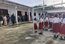 Suasana MPLS Hari Pertama di SD Methodis Telukdalam