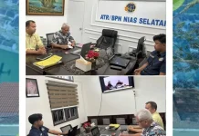Dukung Reforma Agraria, Kantah Nias Selatan Gelar Sinkronisasi Data