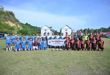 Bupati Nisel Buka Turnamen Sepakbola Piala Kemerdekaan