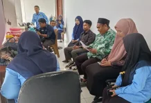 KUA Pulau-Pulau Batu Sosialisasikan Program GEBER MAS di MIN 2 Nisel