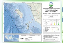 Total 17 Kejadian Gempa di Kepulauan Nias Terjadi Minggu Ini