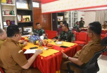 Pemkab Nisel dan TNI Siapkan Langkah Percepatan Penanganan Longsor di Taluzus