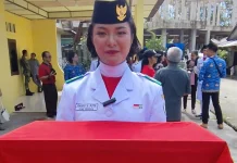 Raikha Ikuti Jejak Sang Kakak Jadi Pembawa Baki Paskibraka Nisel