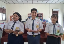 Perpustakaan SMPN 3 Gunungsitoli Nyaman Bagi Siswa