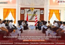 KPU Nias Selatan Koordinasi dengan Lanal Nias untuk PDPB