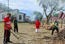 Kemenag Nisel Gelar Senam Sehat dan Gotong Royong Dukung Ekoteologi