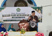 Kehadiran KUA Pulau-Pulau Batu Warnai Maulid Nabi Kemenag