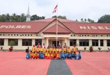 Siswa MIN 1 Nisel Ikuti Lomba Pocil Sambut HUT Polantas
