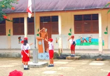 Kunjungan Perdana di SDN 071112 Hilinamozaua, Camat Onolalu Motivasi Sekolah
