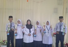 Lima Siswa MTsN Nisel Lolos ke OMI Tingkat Provinsi