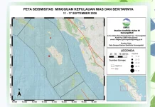 Total Lima Kejadian Gempa Terjadi Minggu Ini di Kepulauan Nias