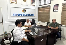 Kantor Pertanahan Nias Selatan Gelar Rakor LP2B