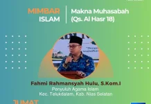 Ustad Fahmi Hulu Ajak Umat Memperbarui 'Perahu Kehidupan'