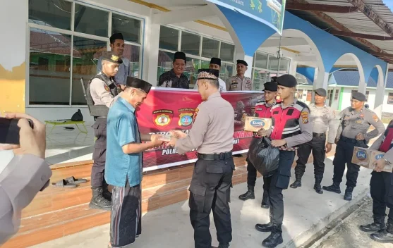 HUT Sabhara Ke-74, Satsamapta Polres Nias Selatan Berbagi