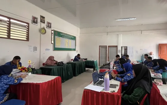 MTsN Nias Selatan Gelar Rapat Persiapan Assessmen Madrasah