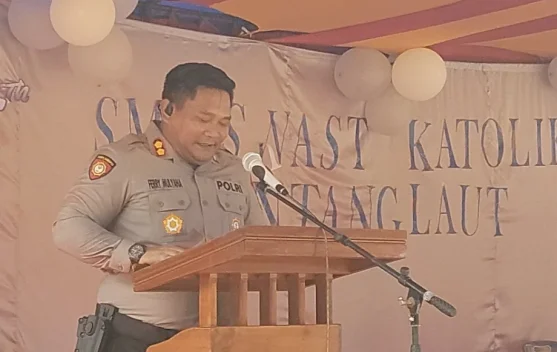 Pesta Perak SMA Bintang Laut, Kapolres Nisel Apresiasi Kolaborasi Kedua Lembaga
