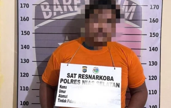 Polres Nias Selatan Ringkus Pria Pembawa Narkotika Sabu