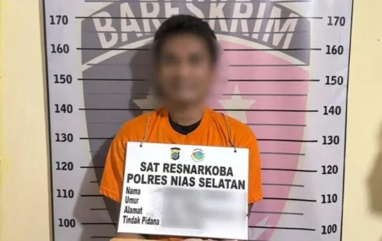 Polres Nias Selatan Tangkap Pengedar Sabu di Maniamolo
